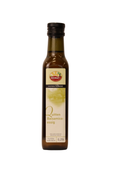 Eine 250 ml Flasche Quitten Balsamico Essig